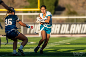 Girls Flag Football Photography in Orange County, CA